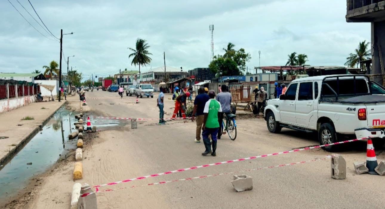Quelimane: Nova intervenção promete aliviar problemas de drenagem na zona do Mercado Chabeco